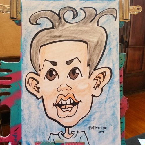 Caricature done today at the Melrose Arts Festival!   . . . . . . . #Caricature #caricatures #caricaturist #caricatureartist #prismacolor #artstix #ink #worksonpaper #artist #artistsoninstagram #artistsontumblr #artistsofinstagram #melrose #melrosearts