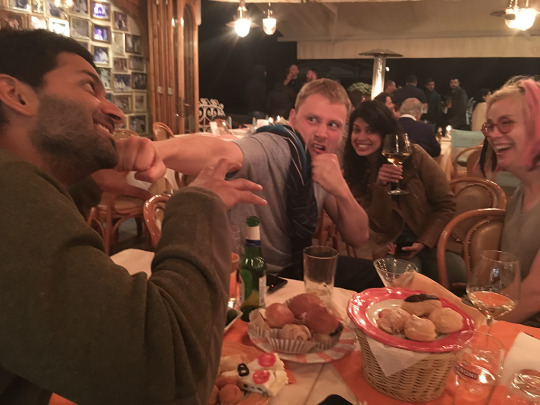 sense8:  It was while shooting the Big Cluster Birthday Bash, we wished there was a way for our fans to experience… What we experience while making this show… The Joy, the Jet Lag…  The Lunacy… The Intimacy…  The Fierce Commitment… And the