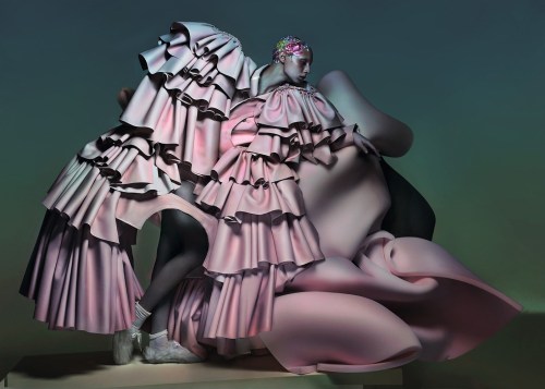 Jazzelle by Nick Knight - Comme Des Garçons Fall 2016