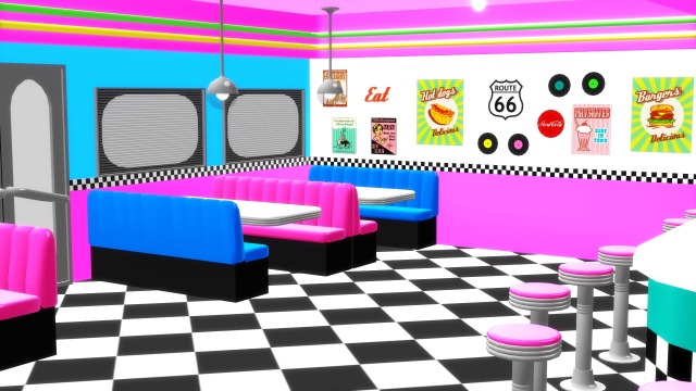 50s Stage (by ayui)DownloadPassword can be found here #50s#mmd#mikuMikuDance#mikumikudance#stage