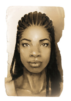 fyblackwomenart:  Kamo Portrait by VOLT-reborn