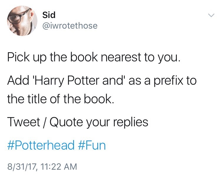 englishmajorhumor: yabookjunkies:  Harry Potter and the Secret History  @dukeofbookingham