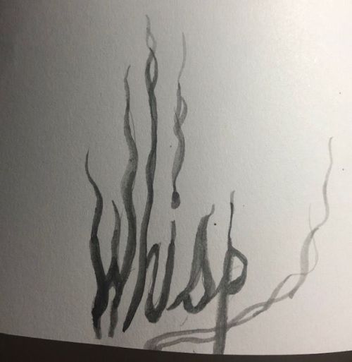 Day one and two: fish & whisp for Inktober 2020