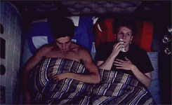 thegayfilmdetective:  Josh and Geoffrey from Australian series Please Like Me. 