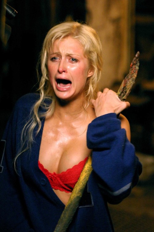thats-so-2000s:paris hilton in the 2005 film “house of wax”