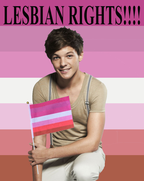 One Direction said lesbian rights!!