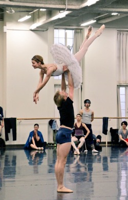 Aurelie-Dupont: Evgenia Obraztsova And Marijn Rademaker In Nutcracker Rehearsal With