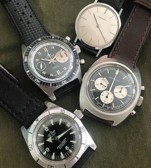 Whether it’s chronographs, dress watches, or divers, 10:25 has you covered. HAGWE via Instagra