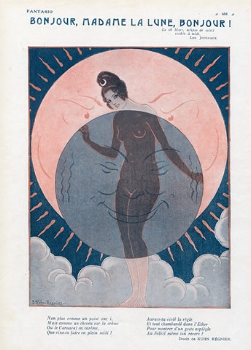 hoodoothatvoodoo:  Fantasio Illustration by Joseph Kuhn Regnier 1922 