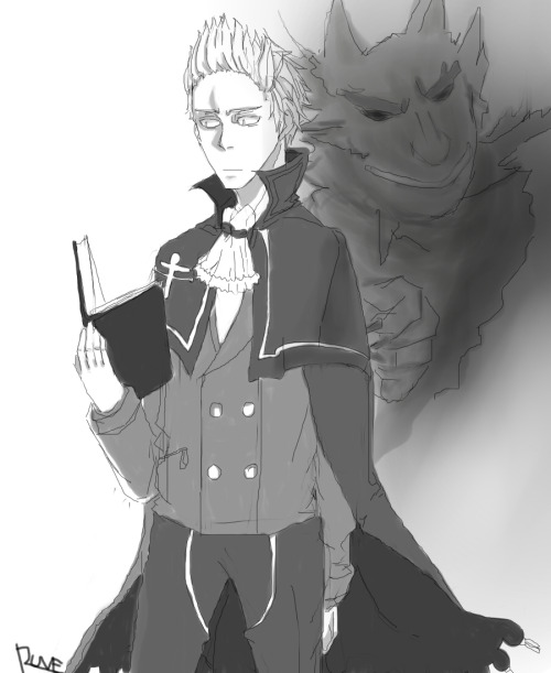 Aye Nethere In Halloween 2013 Costume. No Colur Version Of The Official Sketch So Uh Huh.