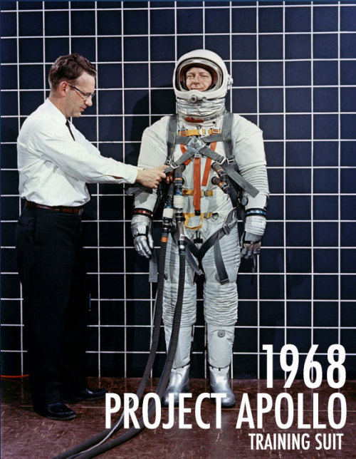 scishow:  ohstarstuff:  Evolution of the NASA space suit.  Space suit fashion sure has changed over the years! Get an overview of space suit couture in our video surveying the past, present, and future of space suit tech!