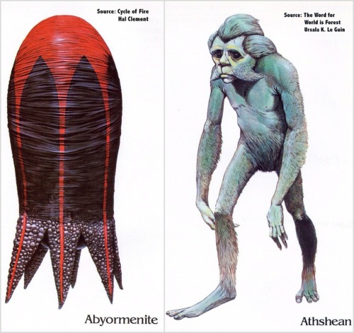 postapocalypticflimflam:atomic-chronoscaph:Barlowe’s Guide to Extraterrestrials (1979)Barlowe’s Guid