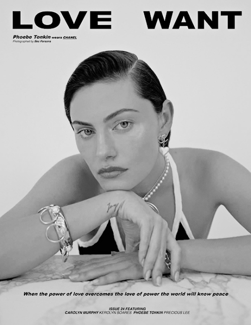 glamoroussource: phoebe tonkin photographed for love want, april 2022.