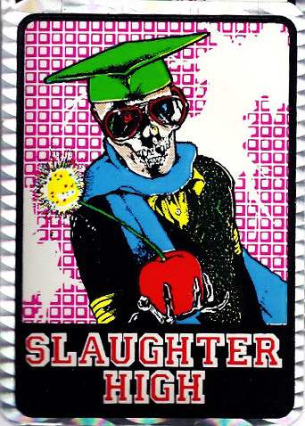 lifesimpermanence:  80’s horror prism stickers. I remember these from Wizard Arcade