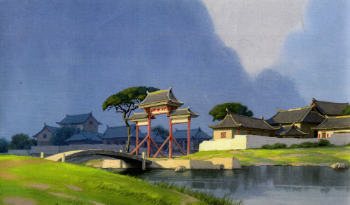 scurviesdisneyblog:  Mulan visual development by Saiping Lok (x) 