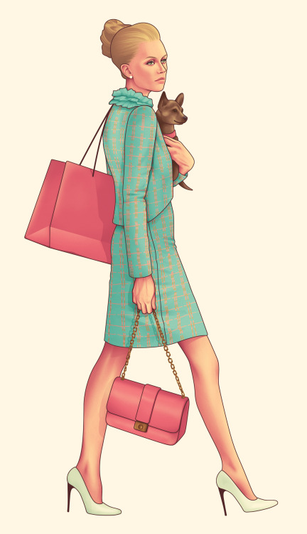 Womenswear // Holland &amp; Sherry A series of illustrations showcasing a handful of cloths