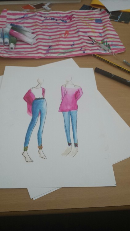 My own fashion illustrations for my project this term, autumn winter floral! Im so excited and keen 