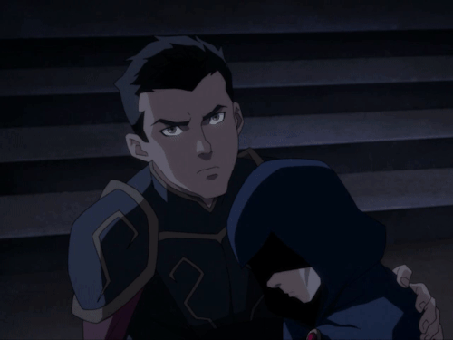 Robin (Damian Wayne) And Raven (Rachel Roth) In Justice League Dark: Apokolips War (2020)