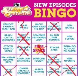 redrrrre:  Bingo Chart after tonight’s