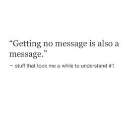 curlyallygator:  Seems pretty straightforward…the confusing part is figuring out the message? I don’t know about y'all but I’m OCD about “why”?  Never look back.