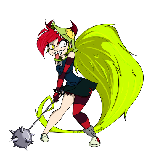 ayebags-onmebags:Missed drawing Demencia, even tho she’s hard for me to draw