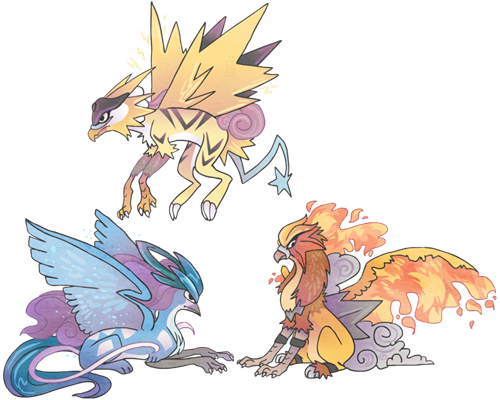 rarexcandy-pokemon:  Legendary Griffon