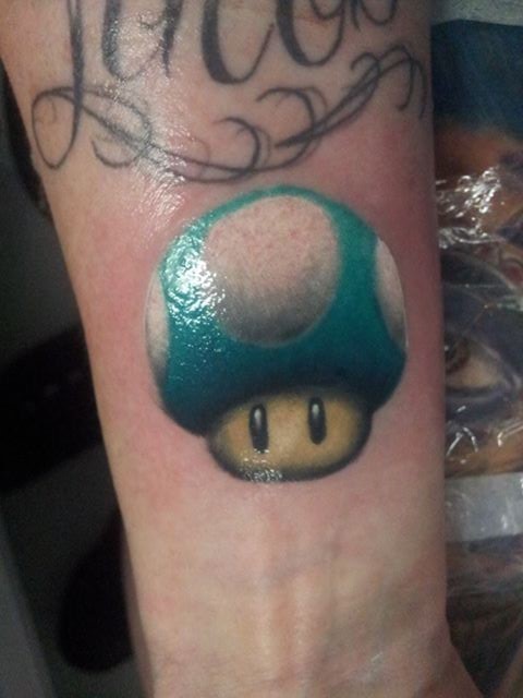 Super Mario 1 up mushroom  Allegiance Tattoos  Facebook