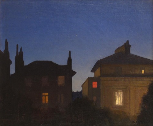 dappledwithshadow:George Clausen (British, 1852 - 1944)Summer Night