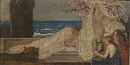 Giulio Bargellini, La primavera, 1910. Olio su tela