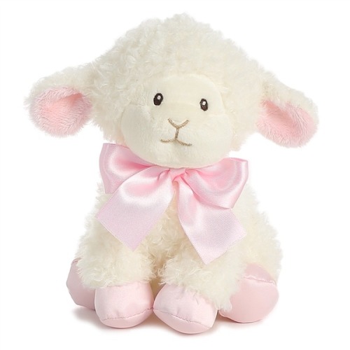 stuffiys:blessing the lamb (pink) - aurora