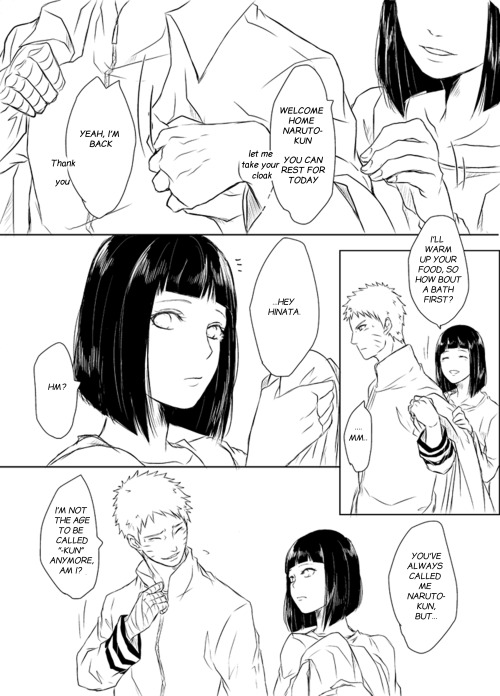 Source:  Unknown Translation: occasionallyisaystuffTypesetting: Me   Naruto vs. Hinata in a battle of romance.    (This is my first time doing a typeset so if you guys have any suggestions please be free to tell me! I really liked this comic so i couldn’t