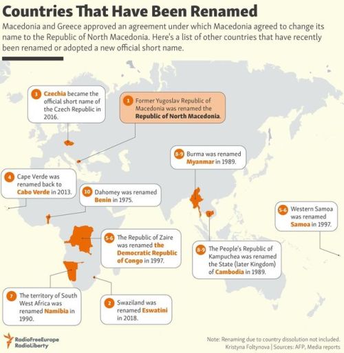 mapsontheweb:Countries that have been renamed.