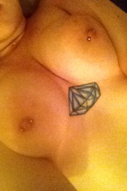 pitchpurple:  Just got my nipples pierced like two hours ago.