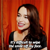 rubyredwisp:  Get to Know Me Meme: [1/10] Celebrity Crushes: Emilia ClarkeThe other