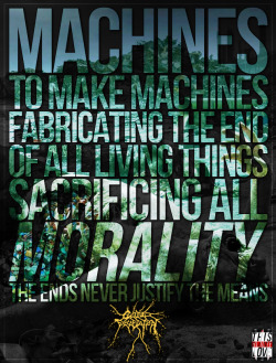 thisbloodylove:  Cattle Decapitation // Manufactured