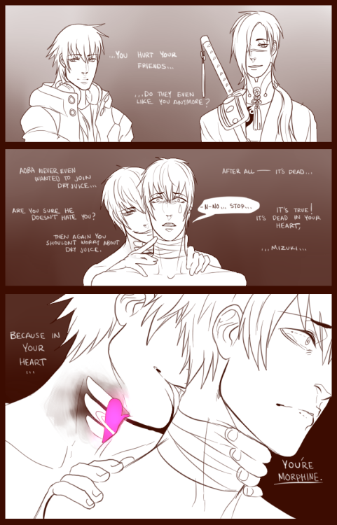 mail-delivery:  a little short i decided to do as a warm-up that ended up taking the entire day.  Mizuki is my favorite character from DMMd, i feel like he’ll seriously never forget what happened to him, and he’ll blame himself over what he did when