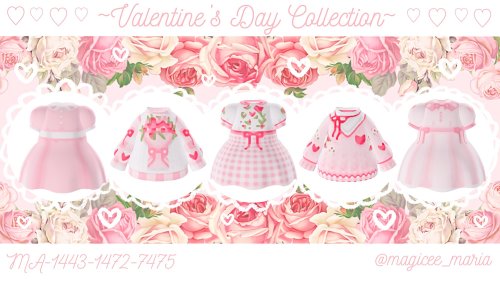 magicee-maria: crossingdesigns: valentine’s day collection by @magicee_maria on twitter [x] I’m here