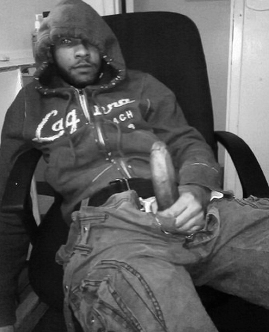 machofuckersuniverse:  XXL-hung Amateurs from all over…  mmm wow