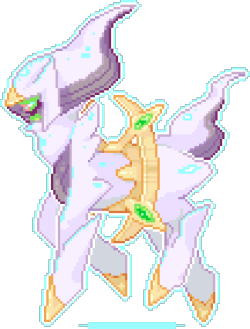 magorokushido:  lil’ arceus for any of your tiny deity needs  Actual size:  