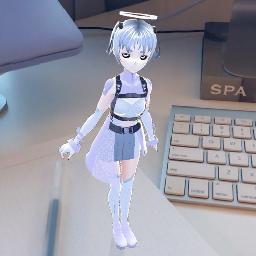 New avatar named 2YN for AR + VR. All the outfit textures are available for download to use on your 