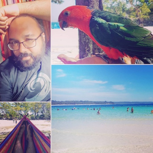 Enjoying the summer weather… #relaxing #beach #australia #greenpatch #jervisbay #newsouthwale