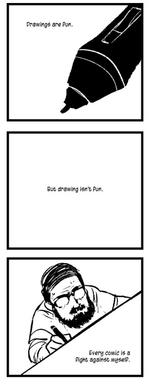 spearfrost: alexagator: makinaro: I win. I got introspective one day and sketched out a 6 panel comi