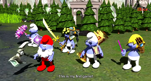 shinbahamut:  Smurf Games  Randomville :  LoL Randomville 1  Video: [X] From :