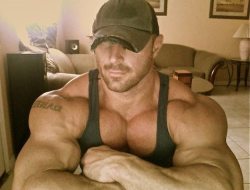 alphamusclehunks:  hyper-masculine:    ► HYPER-MASCULINE ♂ ◄ [page]♂ ♂♦ Hyper-Masculine ARCHIVE ♦ [all pics]      Sexy, large and in charge. Alpha Muscle Hunks.http://alphamusclehunks.tumblr.com/archive