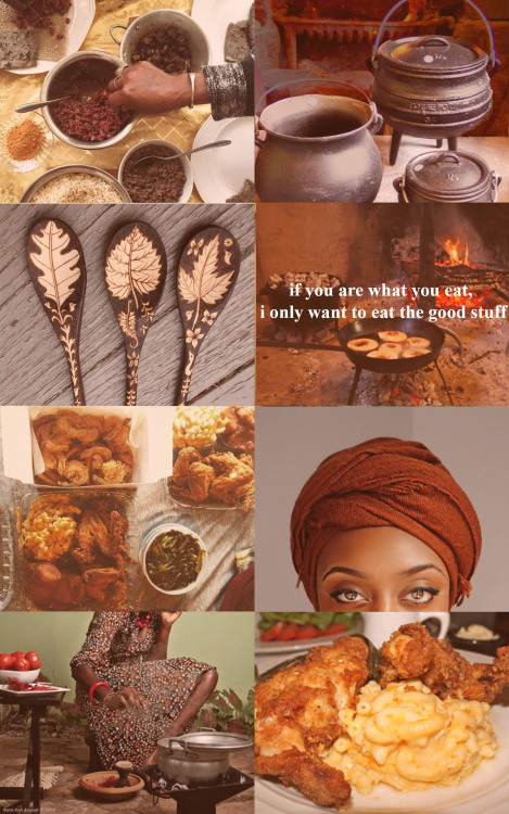 bathtime-witches-brew:afrowitch aesthetic :: kitchen witch✨((because I never see kitchen witch soul 