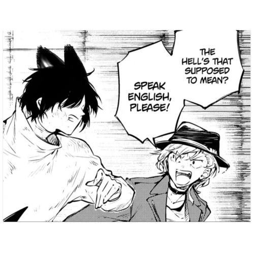 I Edited Manga Panels And Gave Dazai Cat Ears