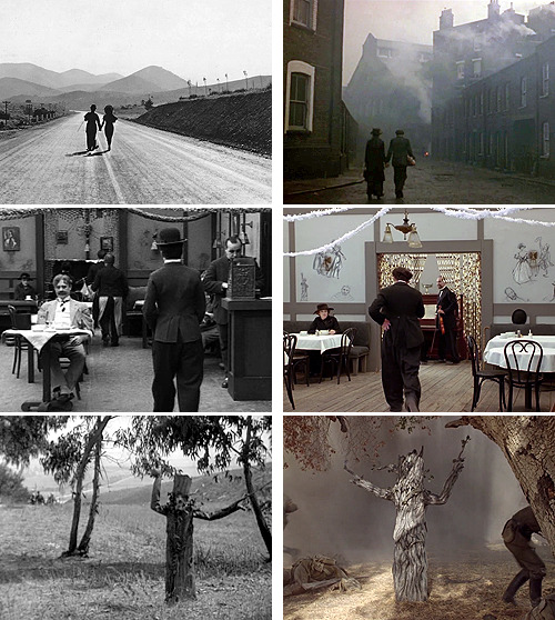 alifefullofyou:  Real Charlie Chaplin vs Chaplin movie (1992) 