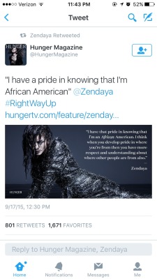 bootyball-z:  be-blackstar:  theangryqueerhabesha:  weareallmixedup:  I saw these tweets of this white woman commenting on Zendaya’s post about her pride in being African American, denying her identity. She said that she can’t be black because she’s