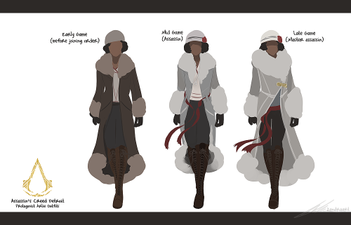 more (FAKE) 1920s Assassin’s Creed Detroit ideas ft protagonist Arlie!wanted to play with a subtle c