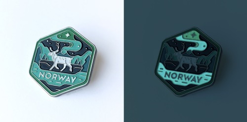 Sometimes Things Line Up In A Funny Way. Recently A Repeat Client Wanted A New Travel Pin For Their Norway